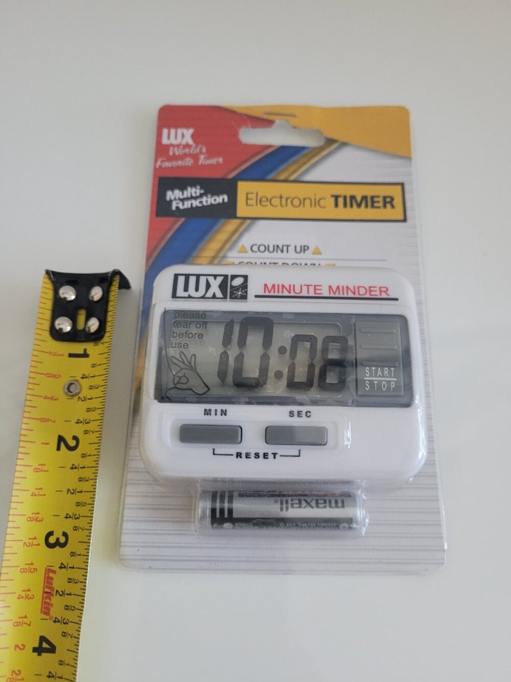 LUX Electronic Timer Clock Feature, Count Up/Down Timer, Battery Included - Picture 5 of 7